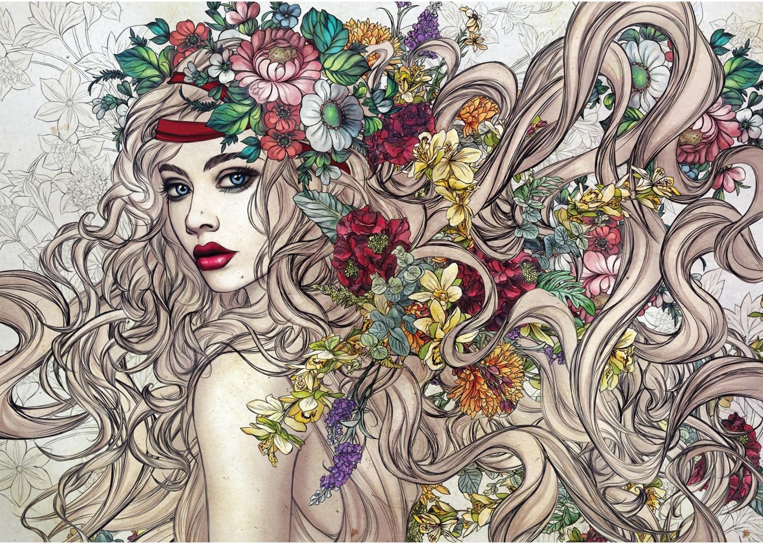 Anatolian Puzzle - Flower Power, 1500 Piece Jigsaw Puzzle, #4549