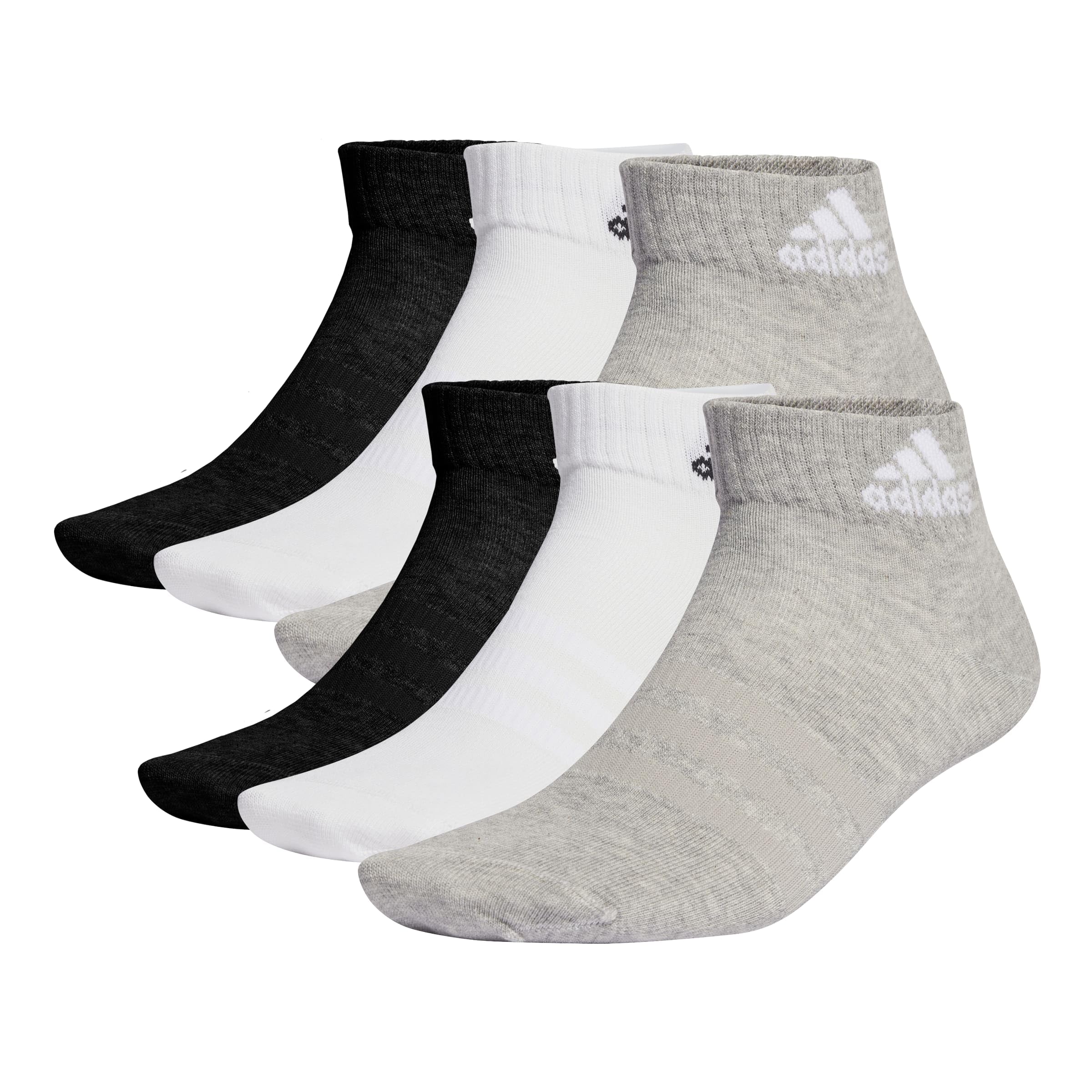 adidas Thin and Light Sportswear Ankle Socks 6 Pairs