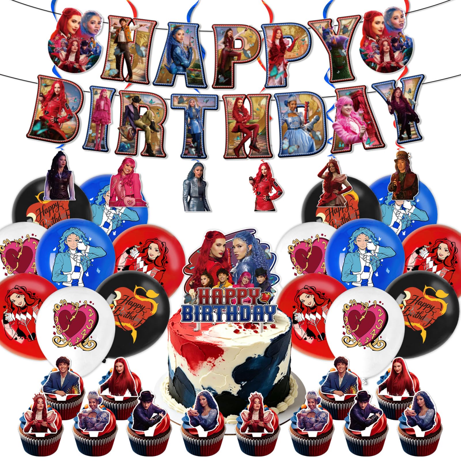 Wonderland Birthday Party Decorations Princess Themed Party Supplies