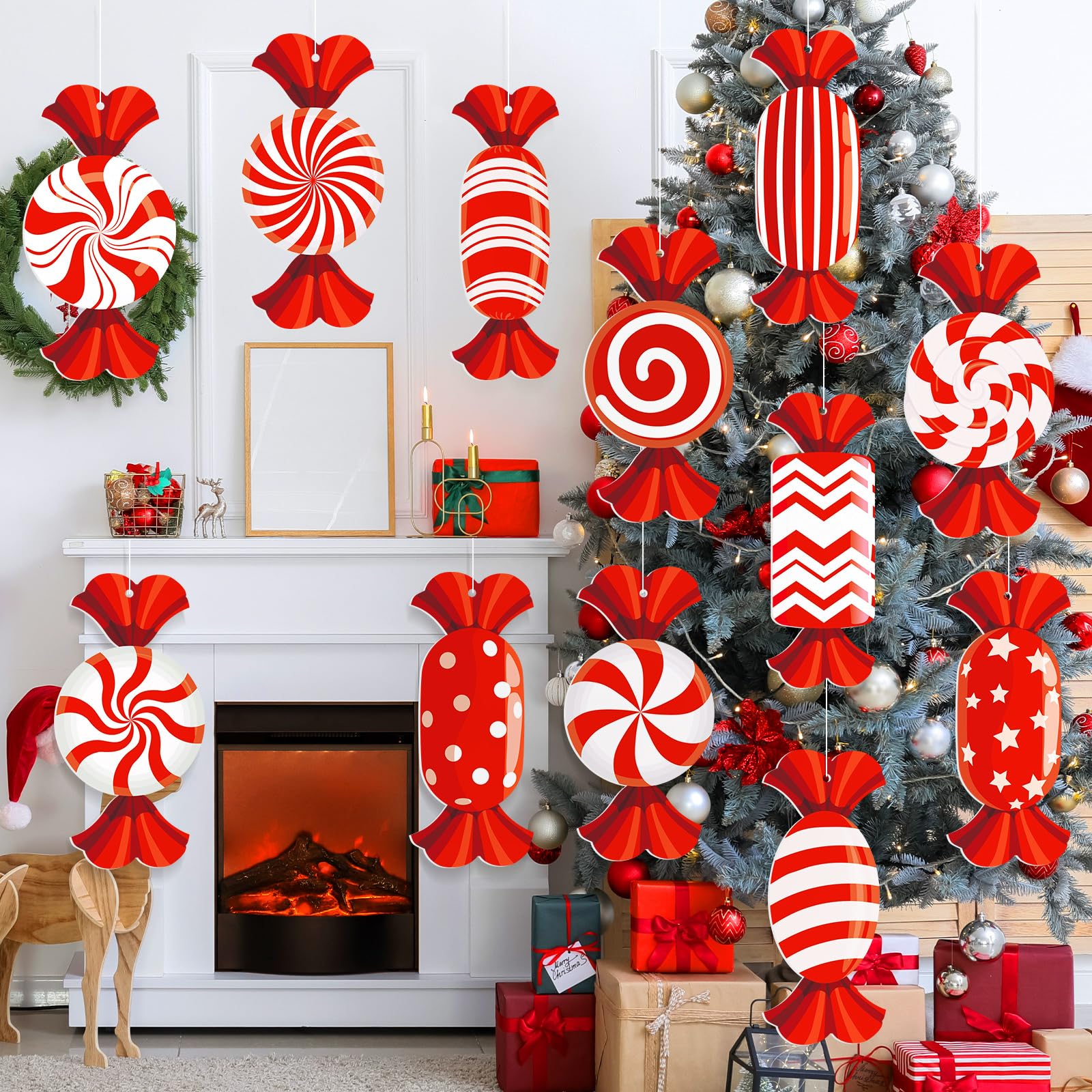 Snapklik.com : Barydat 12 Pcs Large Outdoor Christmas Ornaments 10 To ...