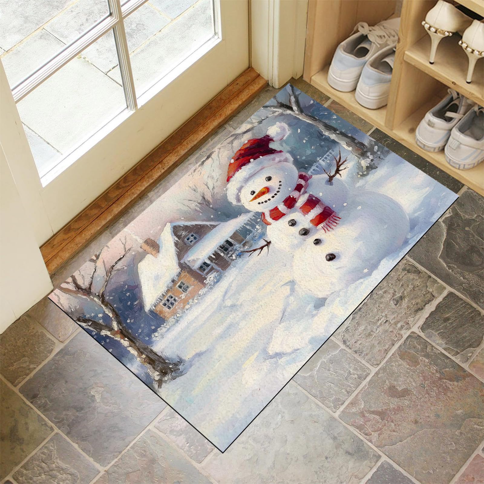 Paillasson extérieur antidérapant 40x60 tapis de porte anti-glisse