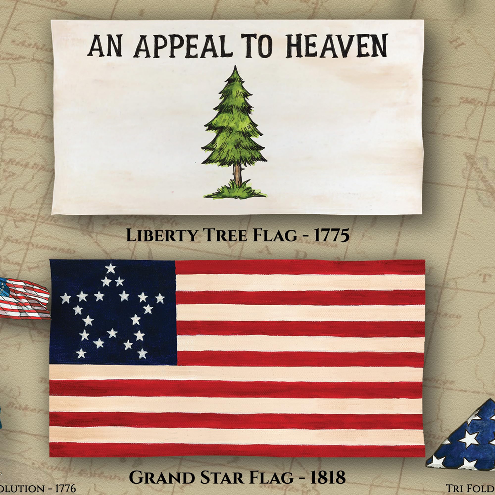 Amazon.co.jp: History of Old Glory フレーム入りアートプリント