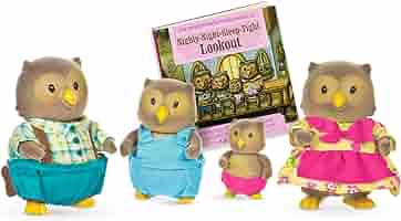 OwlMighty Vivie 初代 Amazon.com: Li'l Woodzeez – Owl Family Set with Storybook