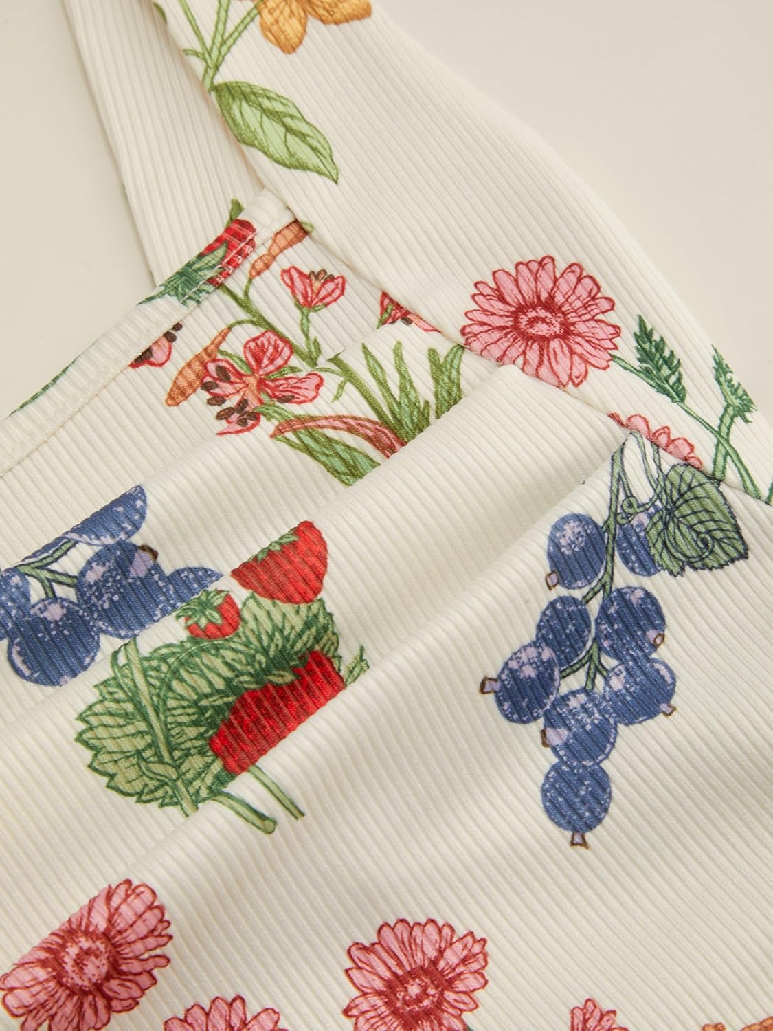 CIDER Women's Summer Floral Sun Dress Cute Square Neck Sleeveless Mini Dresses Trendy - Image 2