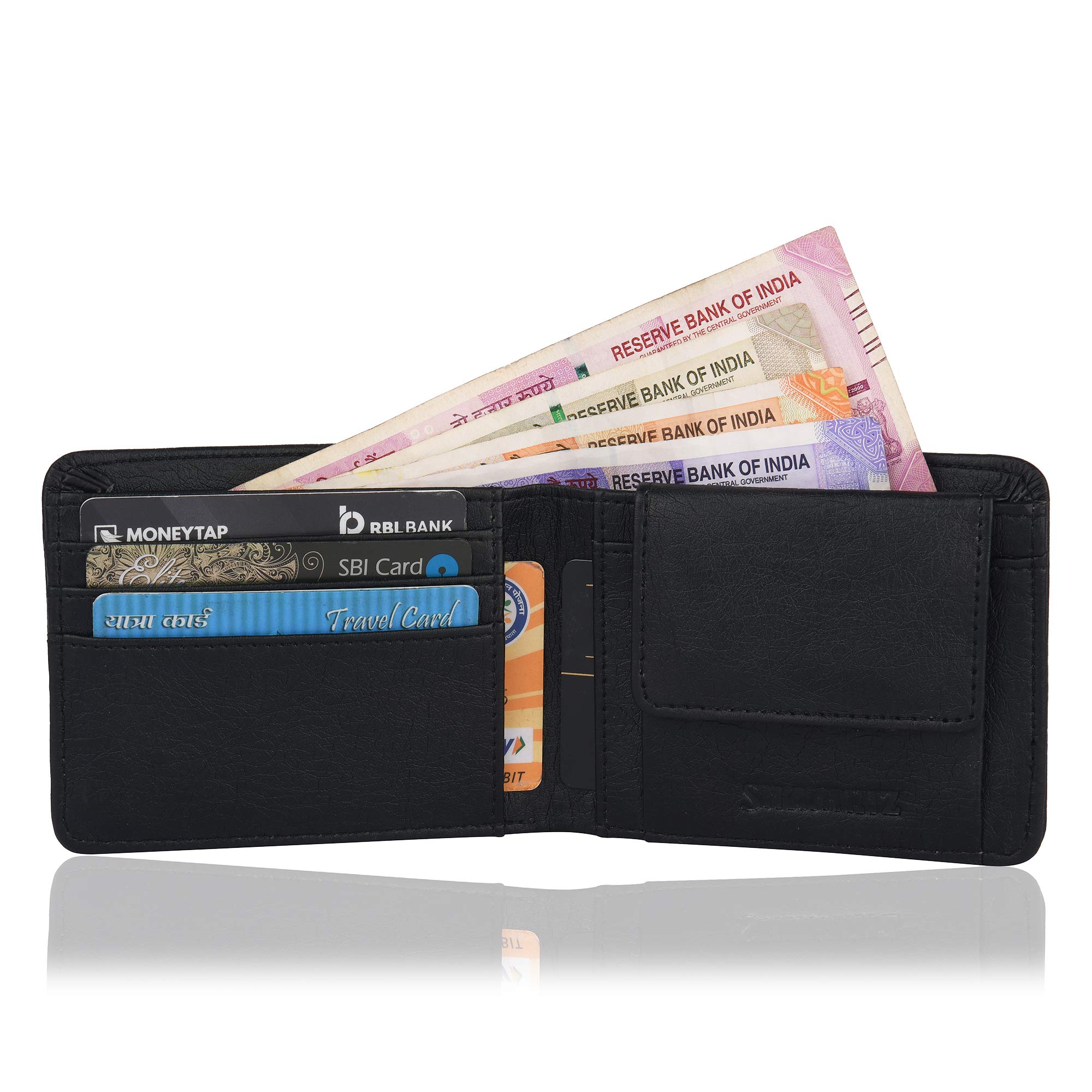 SHAMRIZ Leather Wallet for Men | Adult Purse | Mens Pocket Wallet | Wallet with Coin Pocket | Card Slot Pocket Wallet | Best for Gift | Made India 1