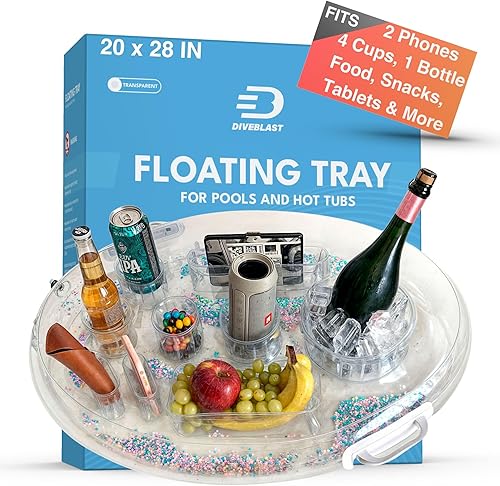 DIVEBLAST Soporte flotante para bebidas de aguacate para piscina accesorios de bañera de hidromasaje para adultos flotadores para bebidas de piscina disponible en Yaxa Costa Rica