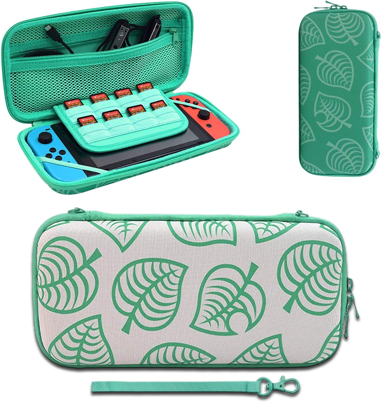 Cahot Nintendo Switch Case, Premium Material Switch Carry Case for Switch, 8 Cards, Cables, Accessories, Portable for Travel/Outdoor
