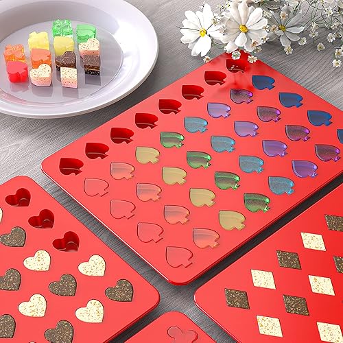 Miniatura 2 de SILIVO Moldes de silicona para gomitas de 160 cavidades (paquete de 4) – Moldes de silicona antiadherentes con cuentagotas para gomitas caseras,