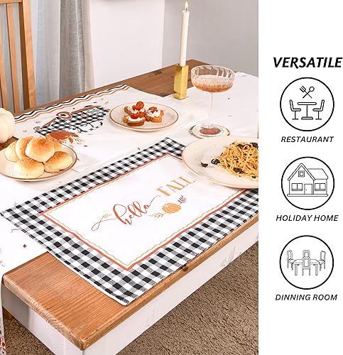 Miniatura 6 de Folkulture Juego de 6 manteles individuales lavables, 13 x 19 pulgadas, manteles individuales 100% algodón o manteles individuales tejidos Camión