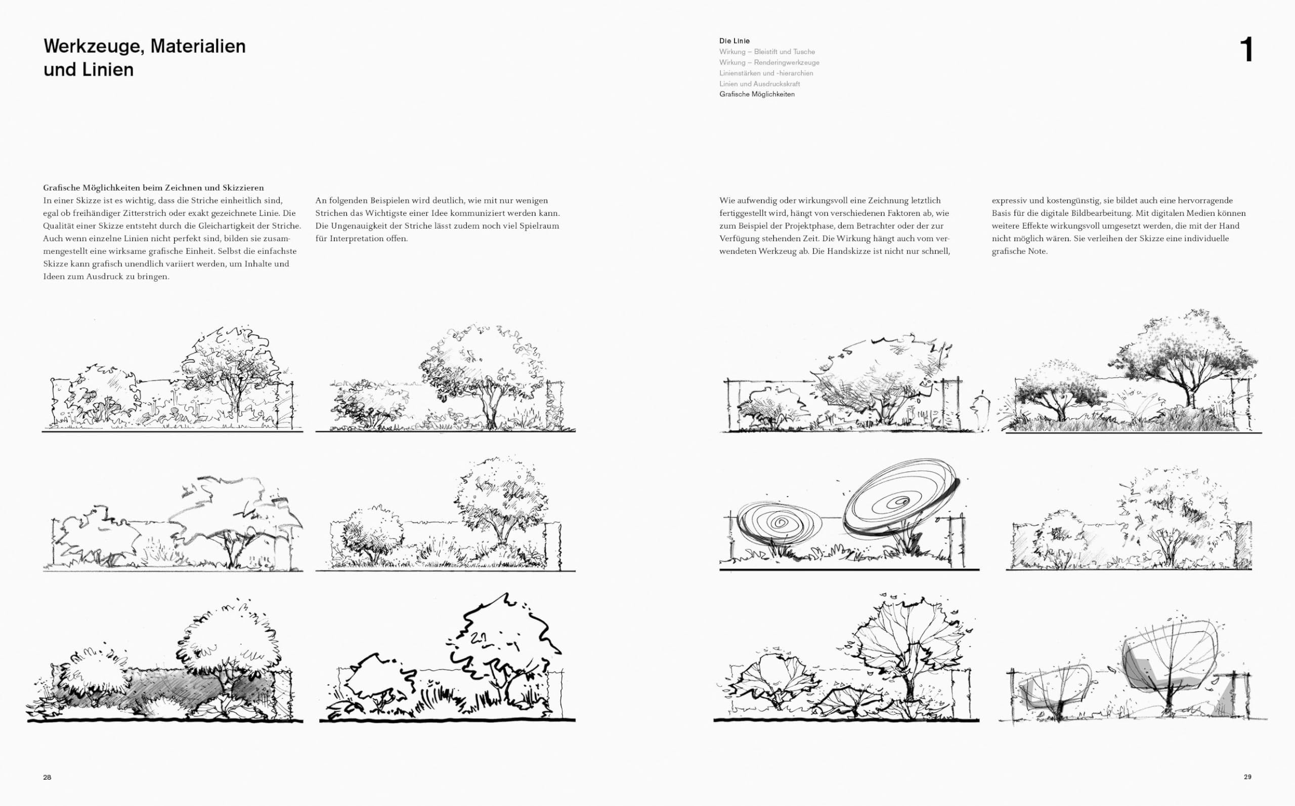 Zeichenlehre für Landschaftsarchitekten. Handbuch und Planungshilfe (Handbuch und Planungshilfe/Construction and Design Manual)