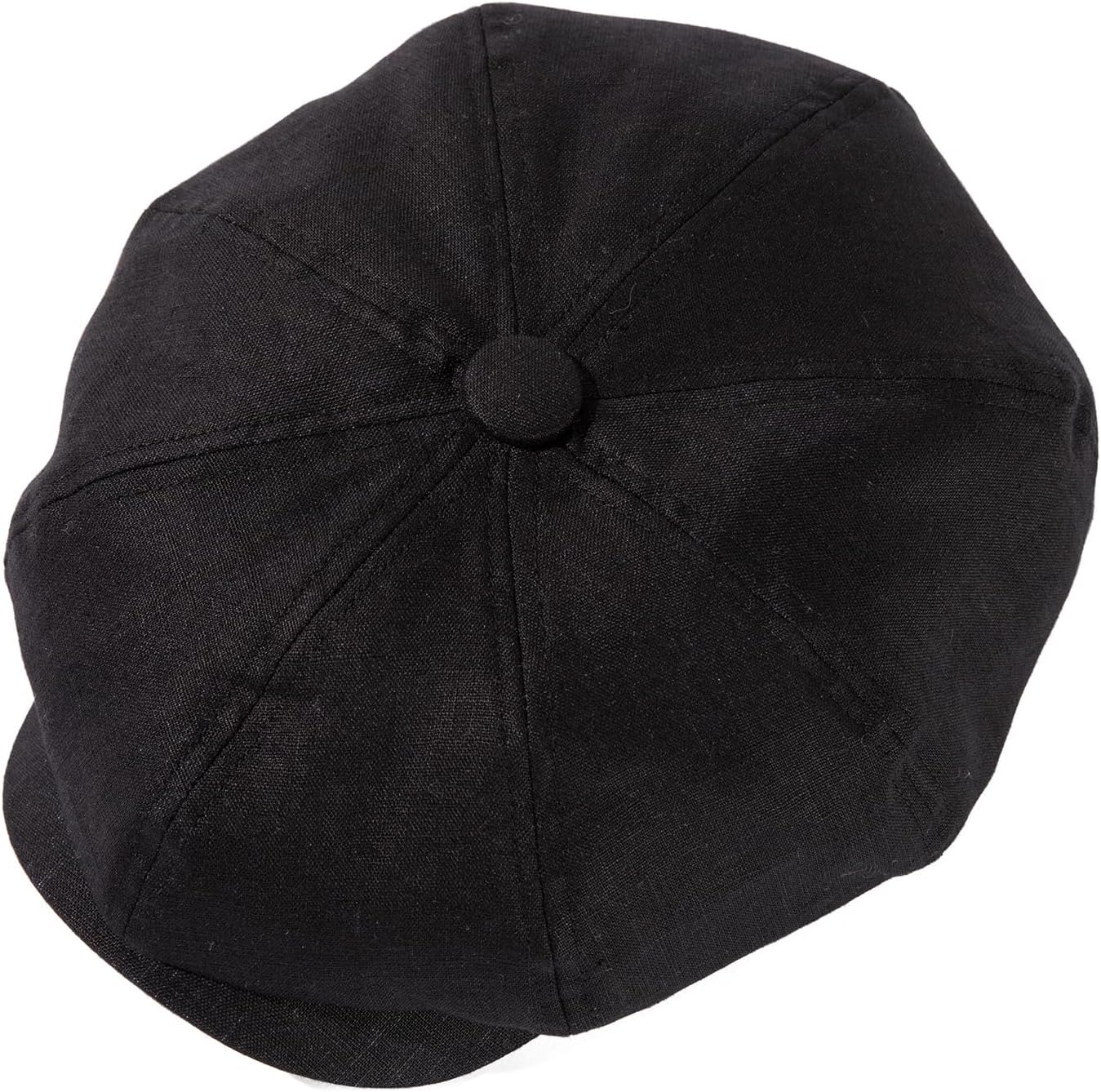 Oversized XL XXL Natural Linen Flat Cap Lightweight 8 Panel Summer Cooling Eco-Friendly Newsboy Hat Golf Outdoor