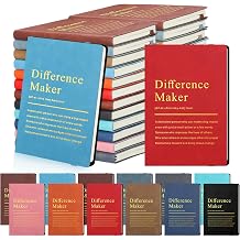 Chiisong 24 Pcs Employee Appreciation Gifts A6 Small Leather Journals Bulk Inspirational Different Maker Notebook Thank You Gift for Women Leadership Coworker Team Staff Christmas Colorful