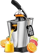 Zulay Electric Citrus Juicer - Makes Fresh Orange, Lemon, Grapefruit, Li...