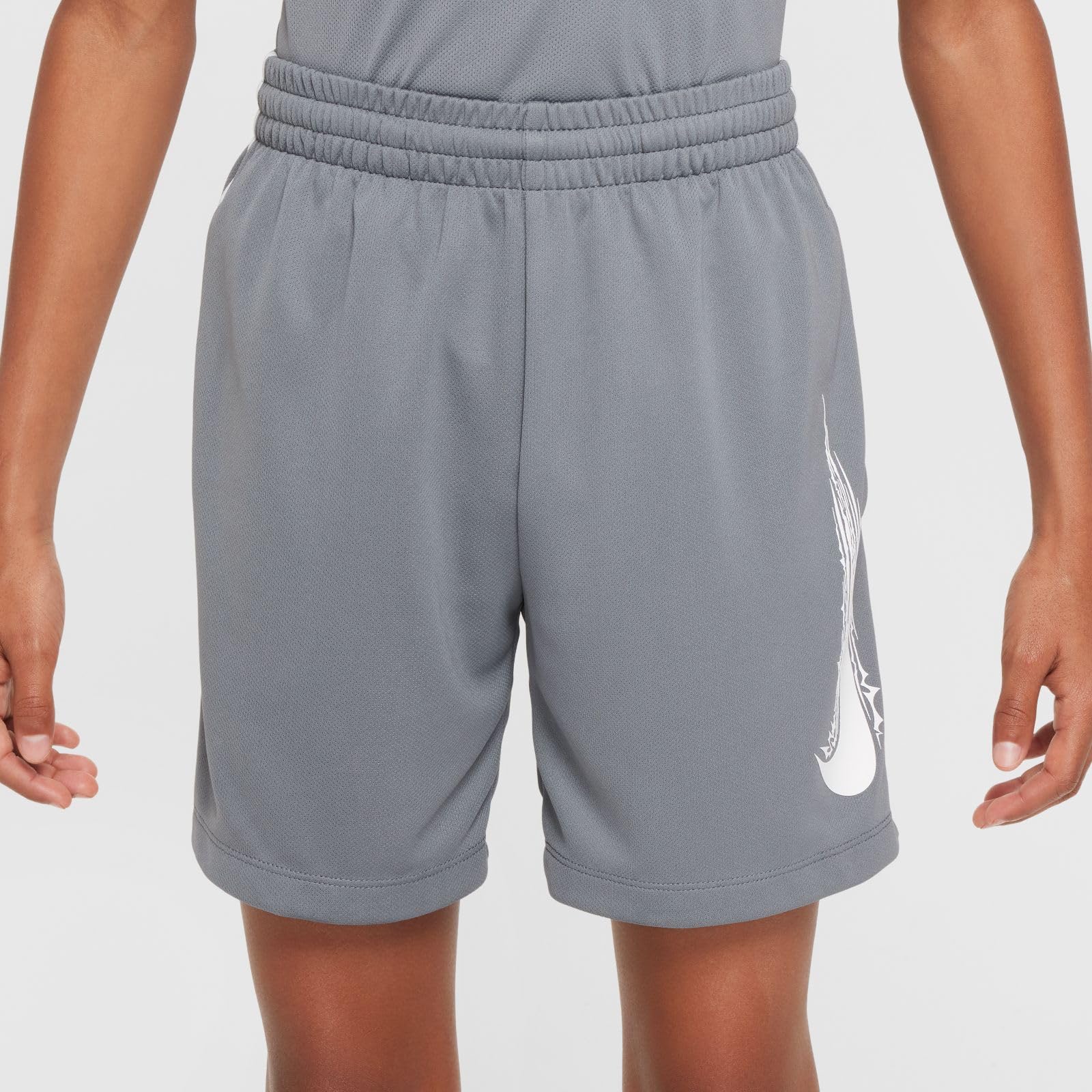NIKE Multi Dri-Fit Shorts Für Ältere Kinder (Jungen), Smoke Grey/White/White, HF9121-084, M