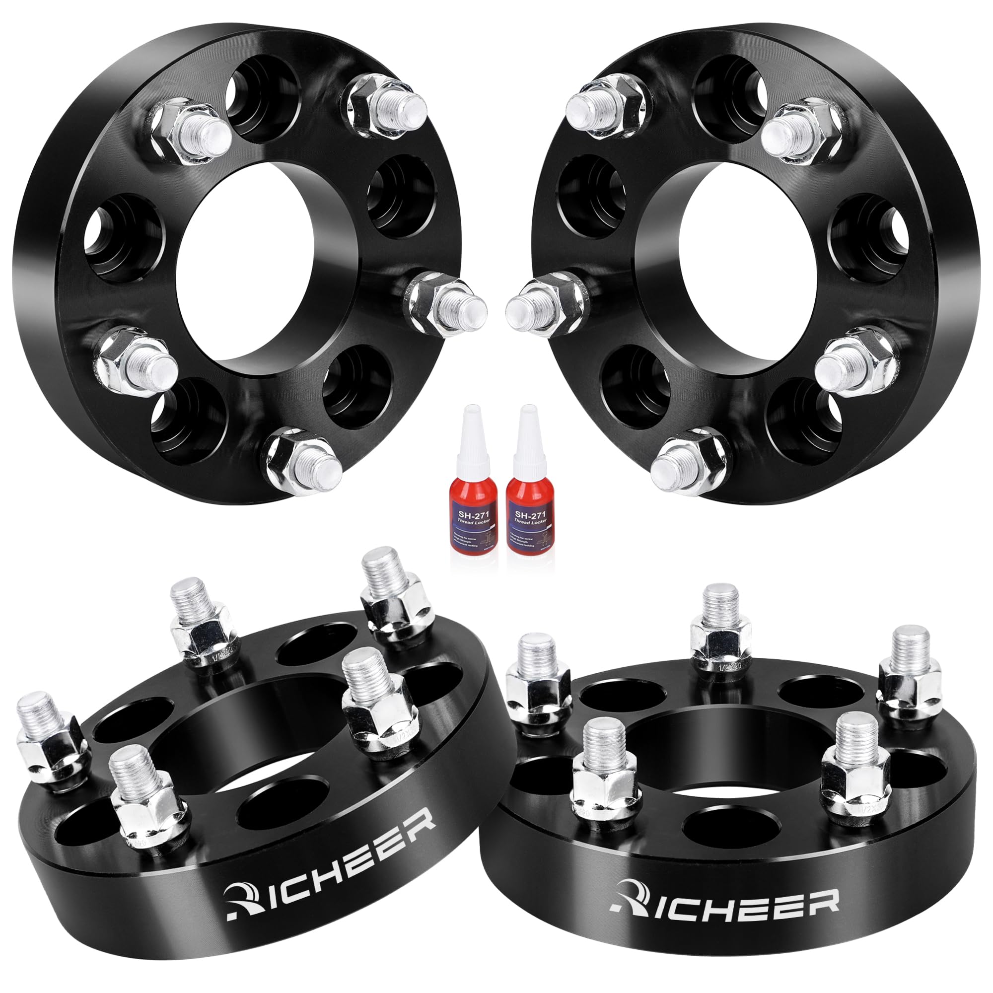 Richeer 1.25in 5x4.5 to 5x5 Wheel Adapters