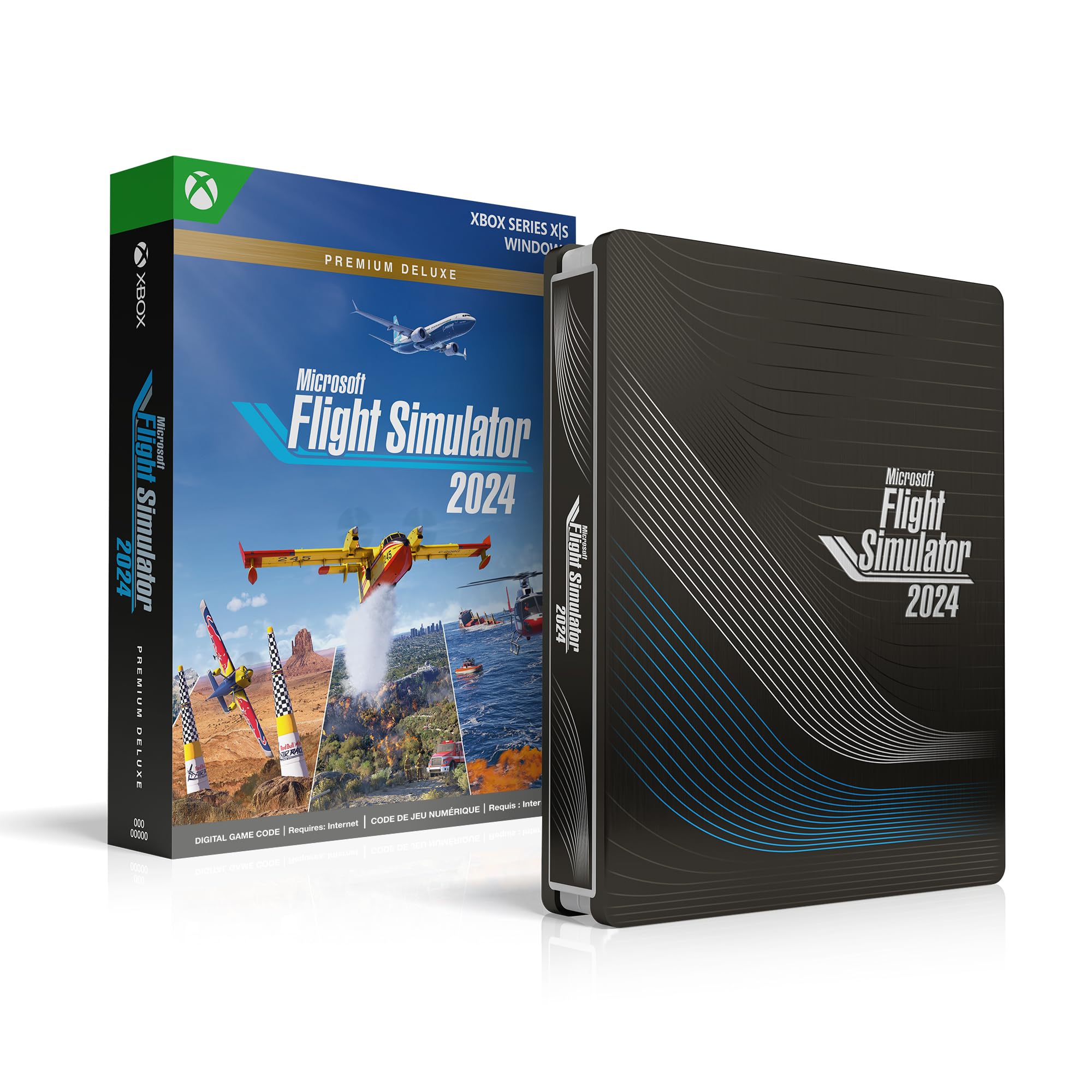 Microsoft Flight Simulator 2024 – Premium Deluxe SteelBook