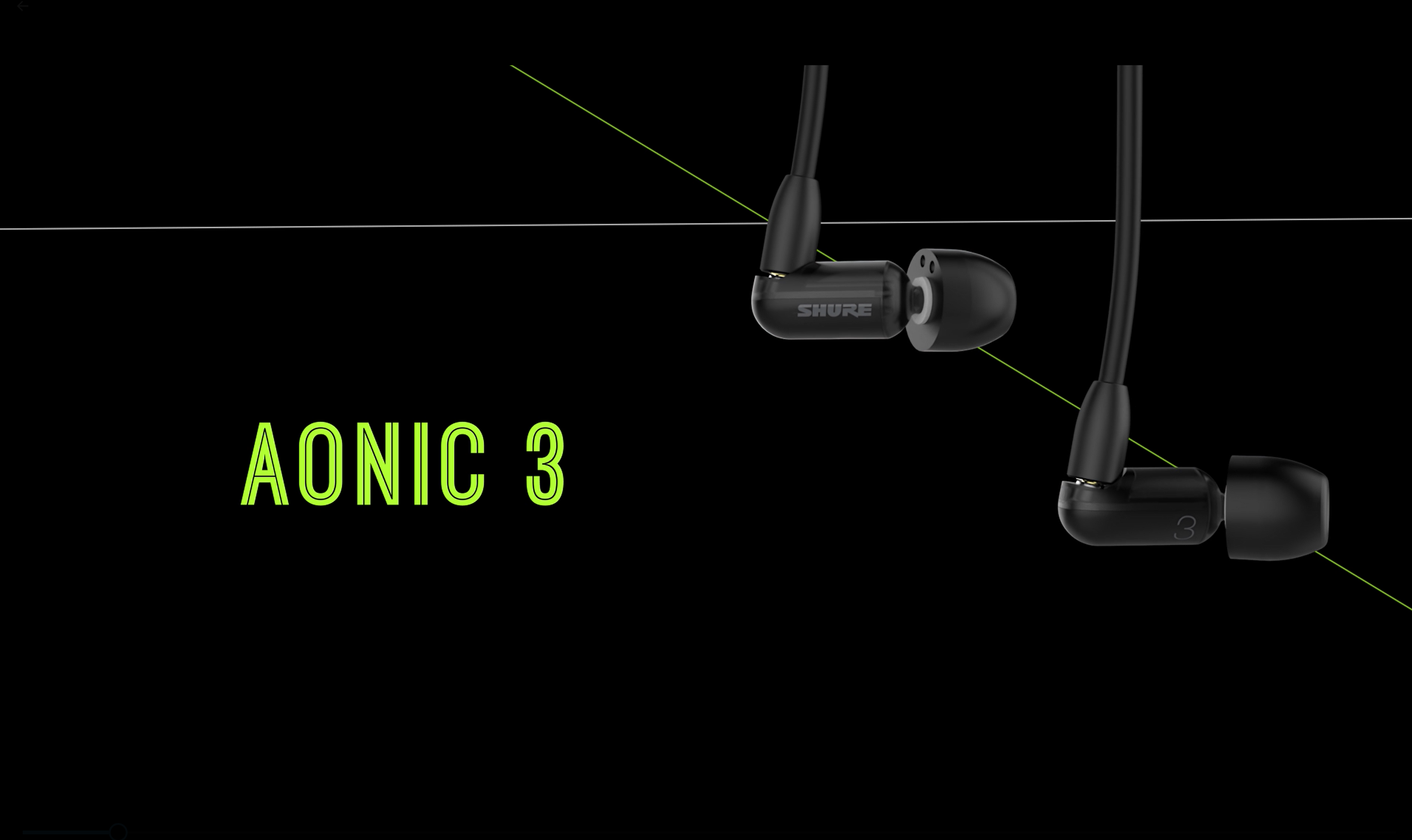 イヤホン3種類 SHURE SENNHEISER FINAL Shure AONIC 3 Wired Sound Isolating Earbuds, Clear Sound, Single