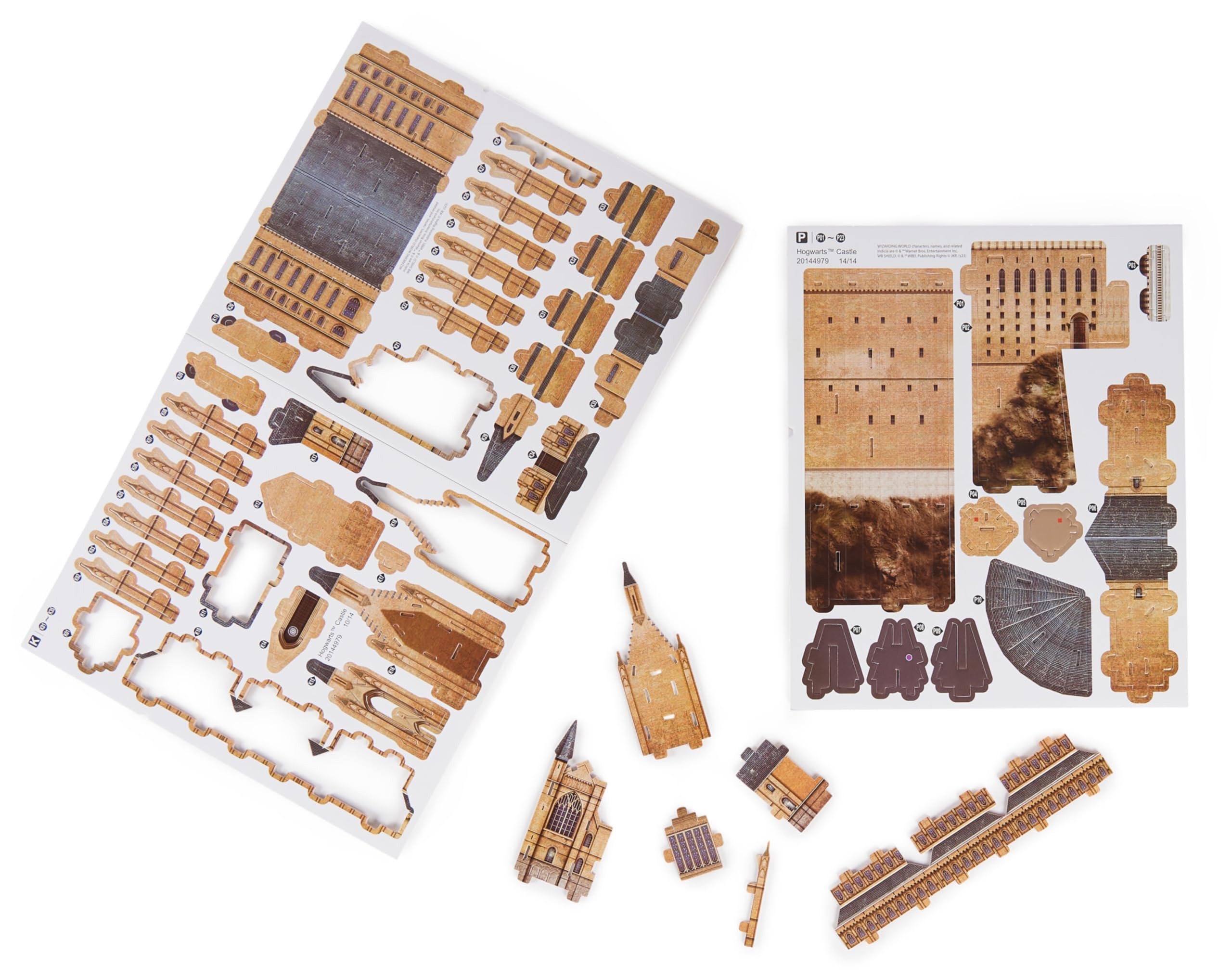 4D Build - Puzzle 3D Harry Potter Castillo Hogwarts - Rompecabezas 3D Juego Construcción - Puzzles para Adultos y Niños - Juegos de Mesa Niños 12 Años +