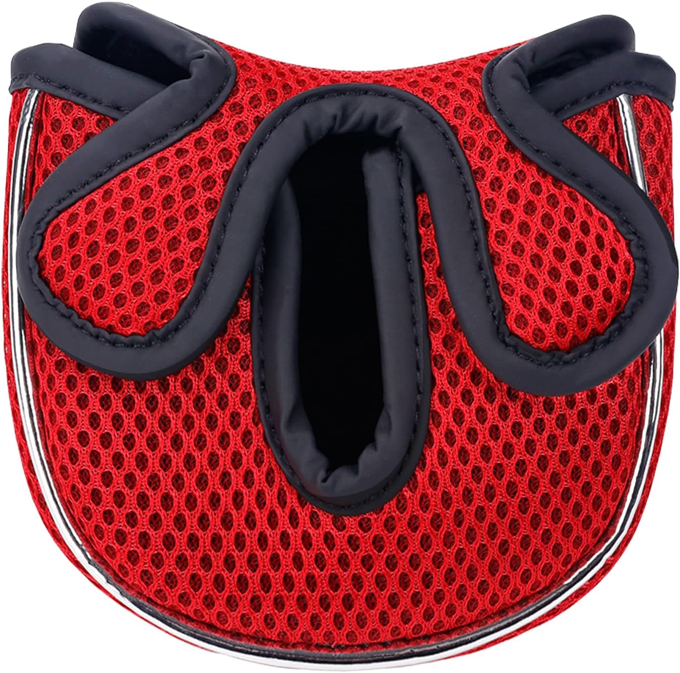 Andux Mesh Golf Putter Head Covers for Low Center Shaft Putter MT/TG22, Semicircle