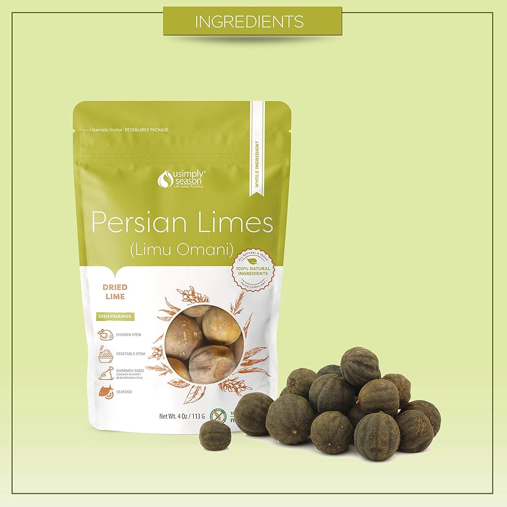 Amazon.com: USimplySeason Persian Limes/Limu Omani (Whole, 4