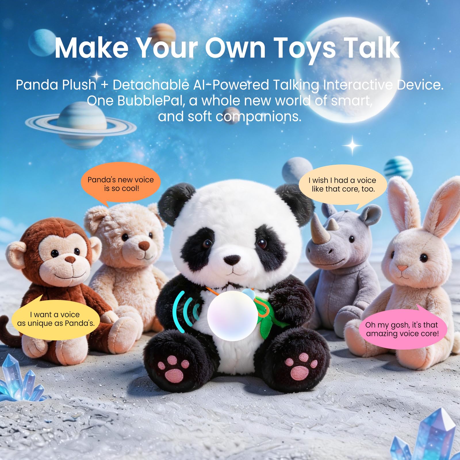 AI Panda Plush - Interactive Kids Robot Toy -4
