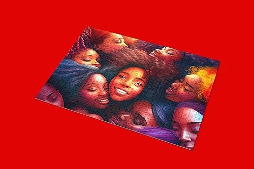 Miniatura 4 de Rompecabezas afroamericanos para celebrar el arte 1000 piezas LewisRenee afroamericano rompecabezas, abraza la creatividad y el legado negros con un