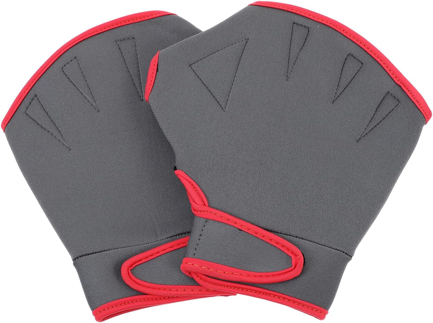 Swim Hand Protector Gloves with Nylon Swim Mitts Adjustable Wear-Resist Swimming Hand Covers Size S Aquatic Gloves for Water Sports