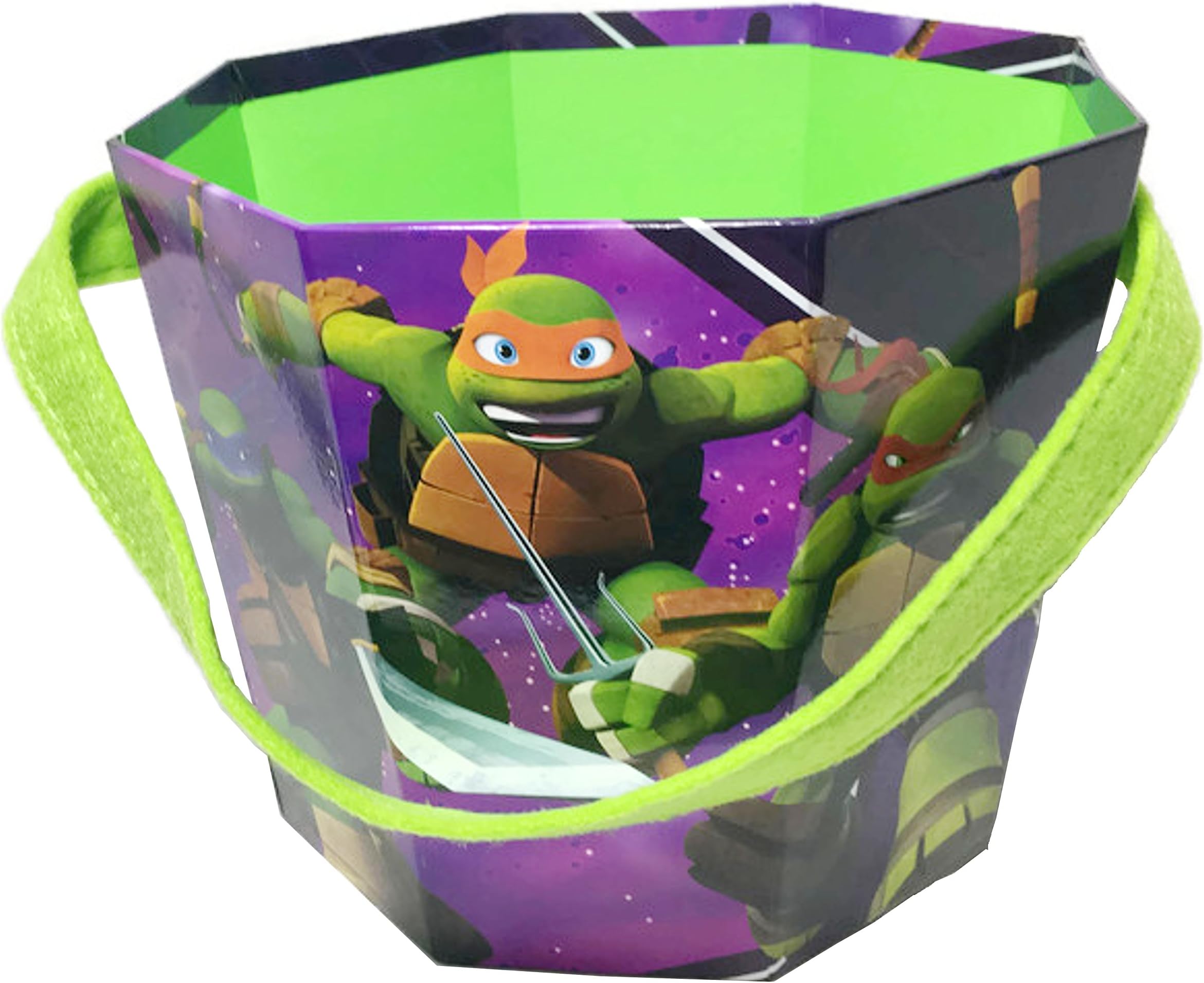 Large Paperboard Gift Bucket (Ninja Turtles)