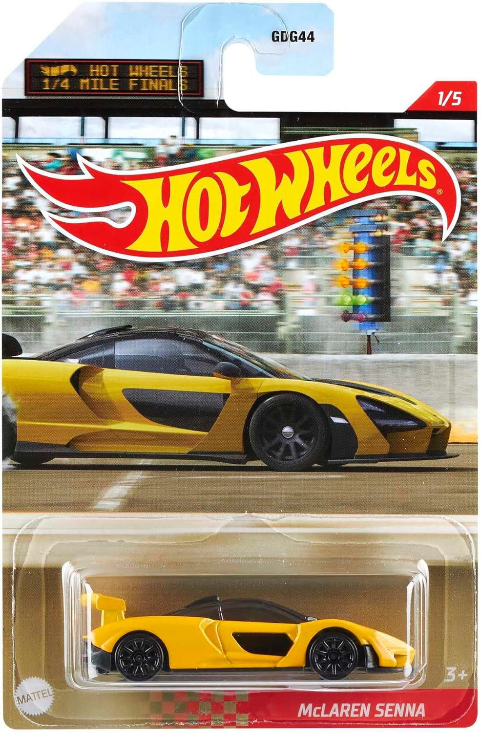 Hot Wheels Vehicles, 1:64 Scale Drag Racing & Muscle Cars with Authentic Details & Realistic Decos, Sports Cars, Gift for Car Collectors & Kids 3 Years & Up