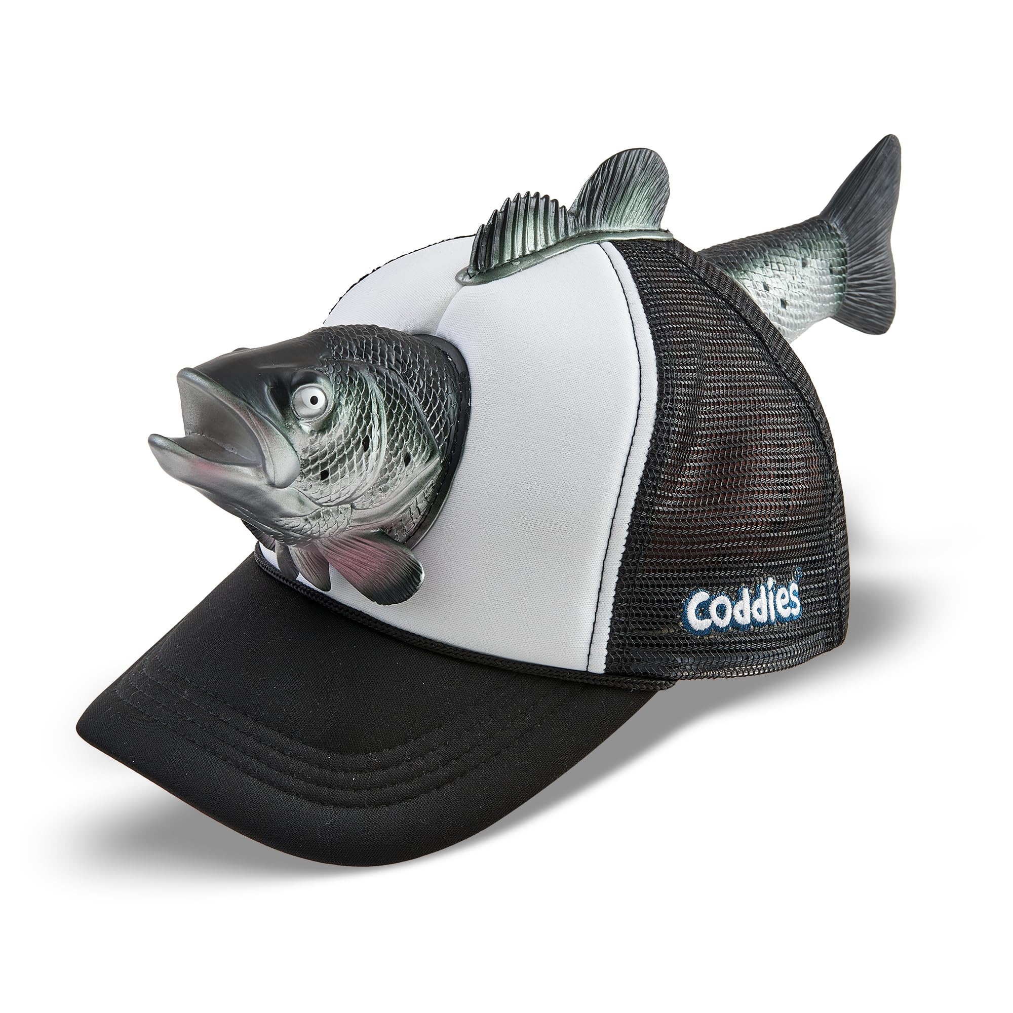 Coddies Bass Fish Hat - Hilarious Novelty Bass Fishing Hat, Perfect Gag Fishing Gift for Anglers, Dads & Fish Enthusiasts