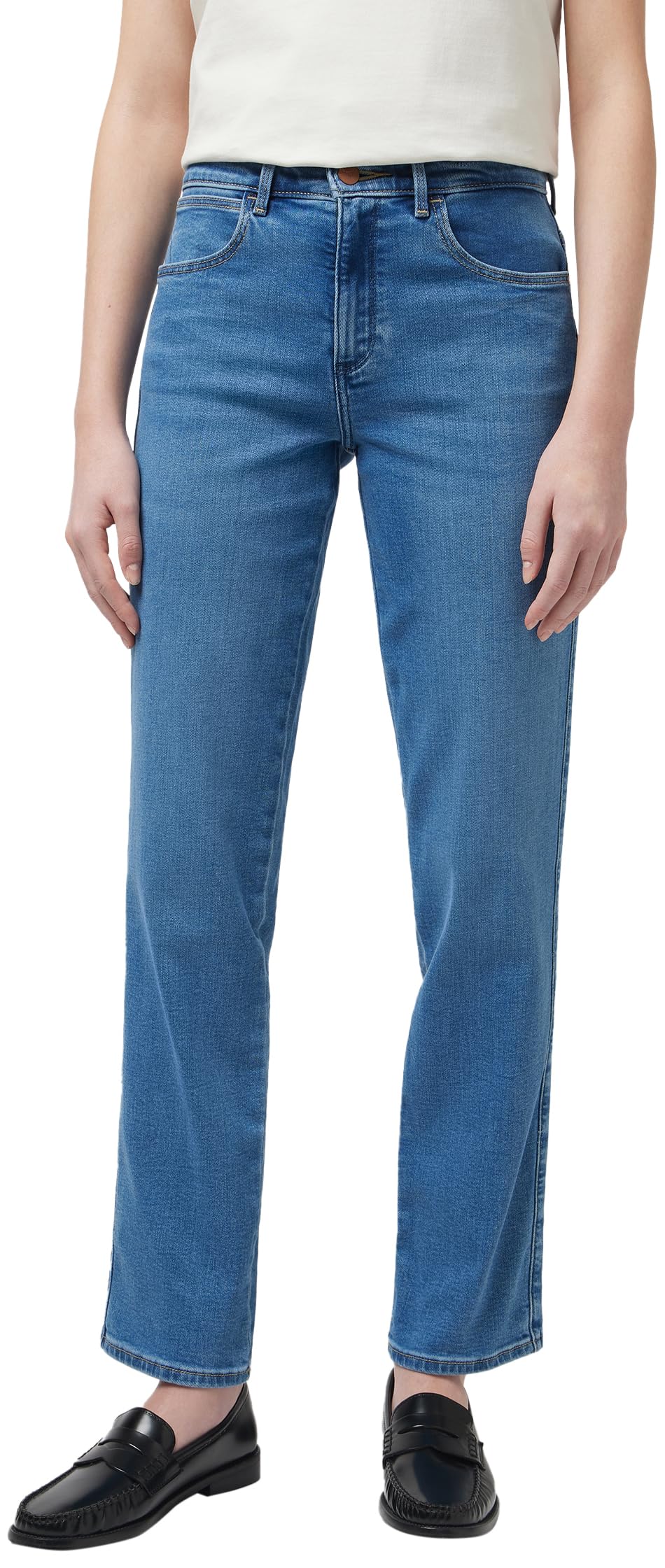 Wrangler Women's Straight Aurelia Jeans, Aurelia, 28W x 34L