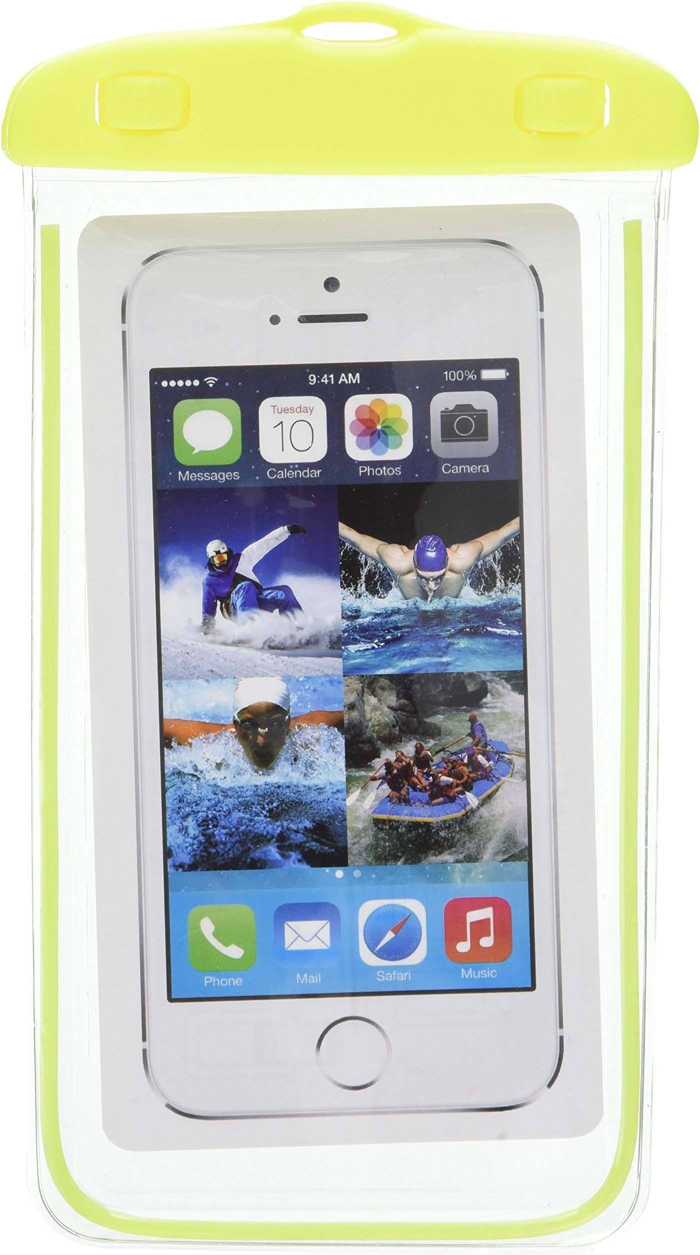 Squizzas! SSQ - 34 Universal Waterproof Phone Case - Lime Green