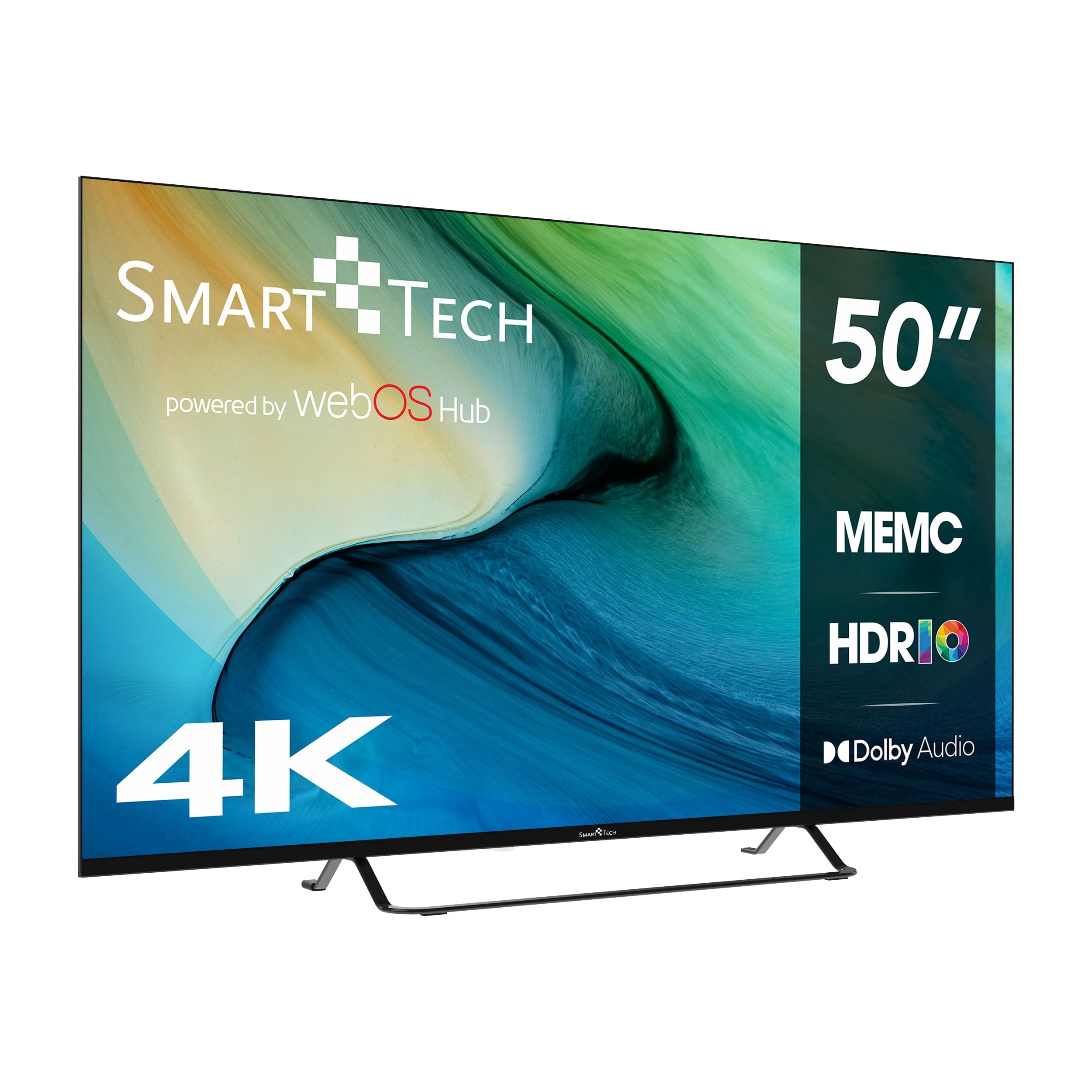 Smart Tech 50UW02V3, webOS Smart Television, 50 Pulgadas (127 cm), 4K UHD, 3*HDMI; 2*USB; WiFi