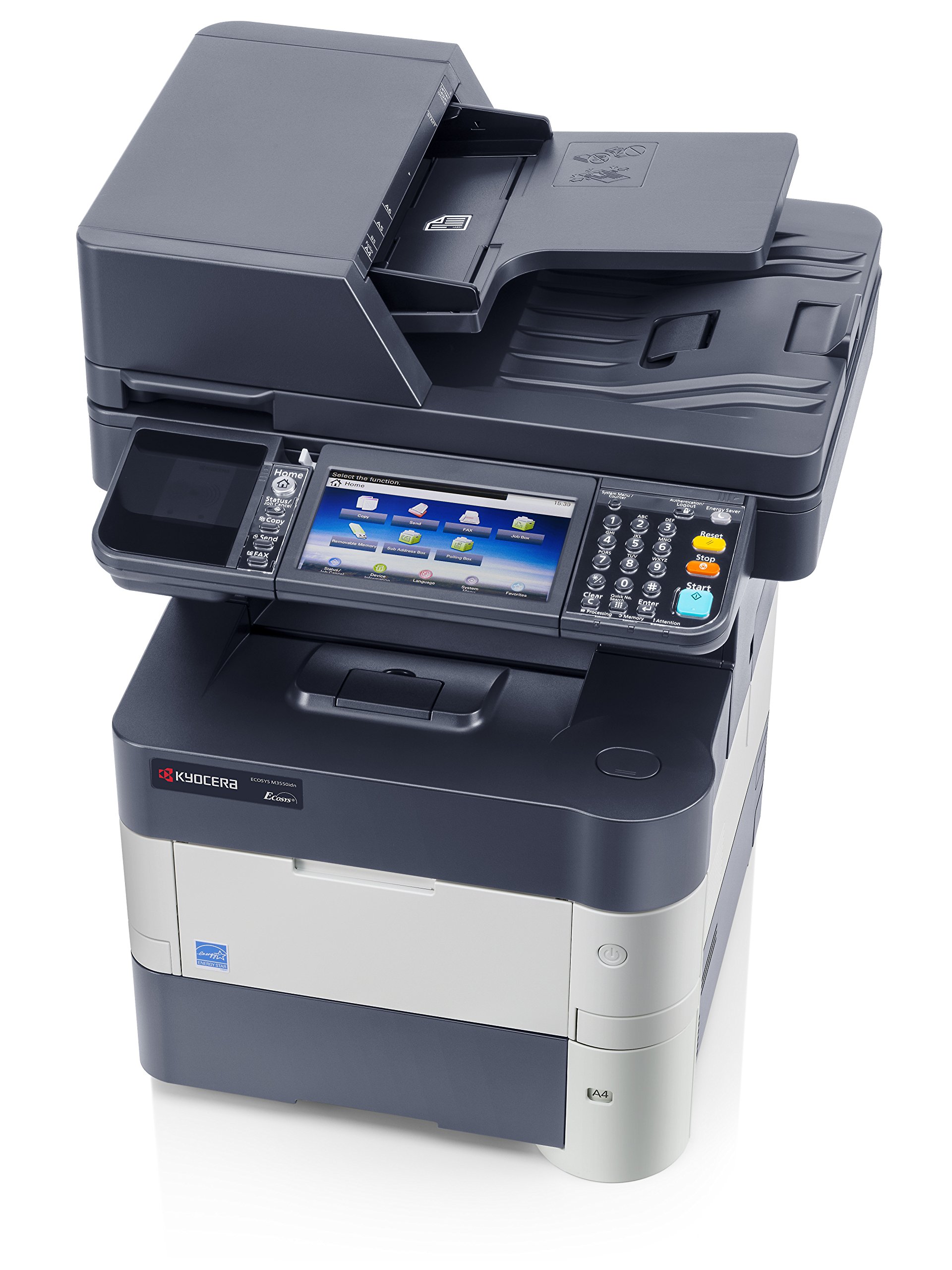 Kyocera Ecosys M3550idn Laser Multifunktionsgerät (Scanner, Kopierer, Drucker, USB 2.0) grau