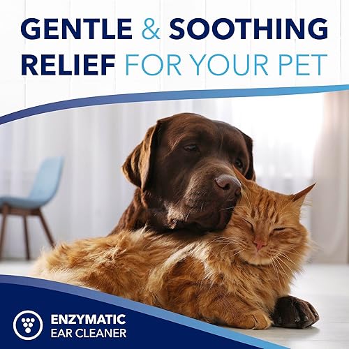 Miniatura 7 de TropiClean Oxmyed - Tratamiento de infección de oído para gatos y perros Solución enzimática de limpieza de oídos Gotas antifúngicas y