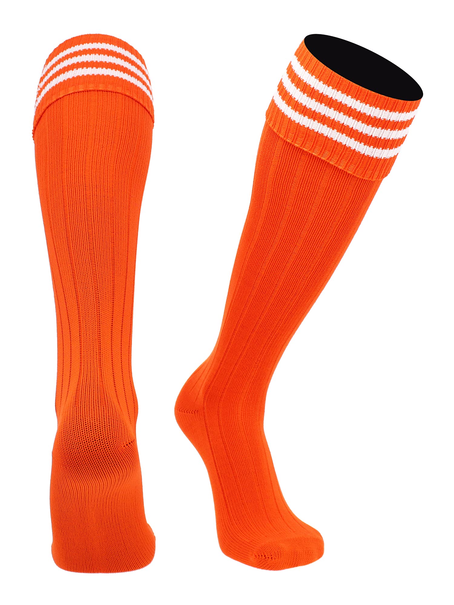 Soccer Socks With Fold Down Top - European Style for Adults - Men and Women