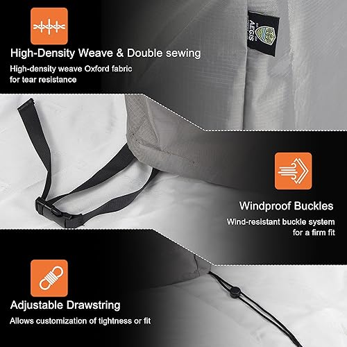 Miniatura 4 de Funda para sofá de patio impermeable, resistente para sofá biplaza de 2 plazas, fundas de muebles de patio para sofá exterior, sofá biplaza, sofá,