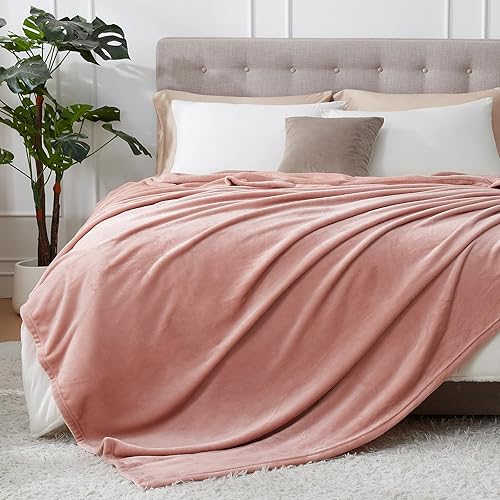 Vista 315 de Hansleep Manta de vellón tamaño individual, color verde azulado, suave y acogedora manta de franela mullida para cama, sofá, viajes, campamento