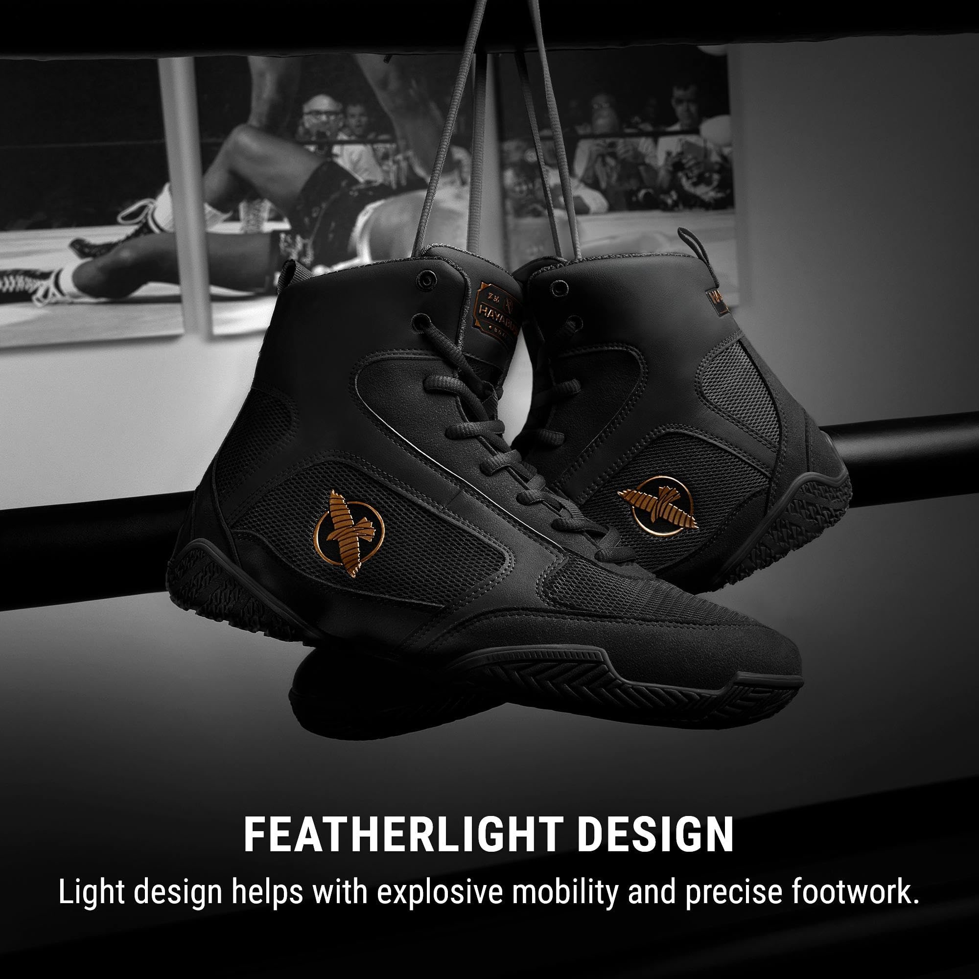 Hayabusa Pro Boxschuhe - Blau - Größe 41 EU