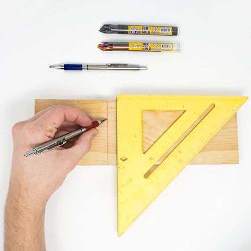 Miniatura 7 de June Gold 4 lápices mecánicos prémium de 0.079 in con 36 recambios 2B, 72 recambios de colores, 36 lápices mecánicos de colores surtidos de 0.079 in