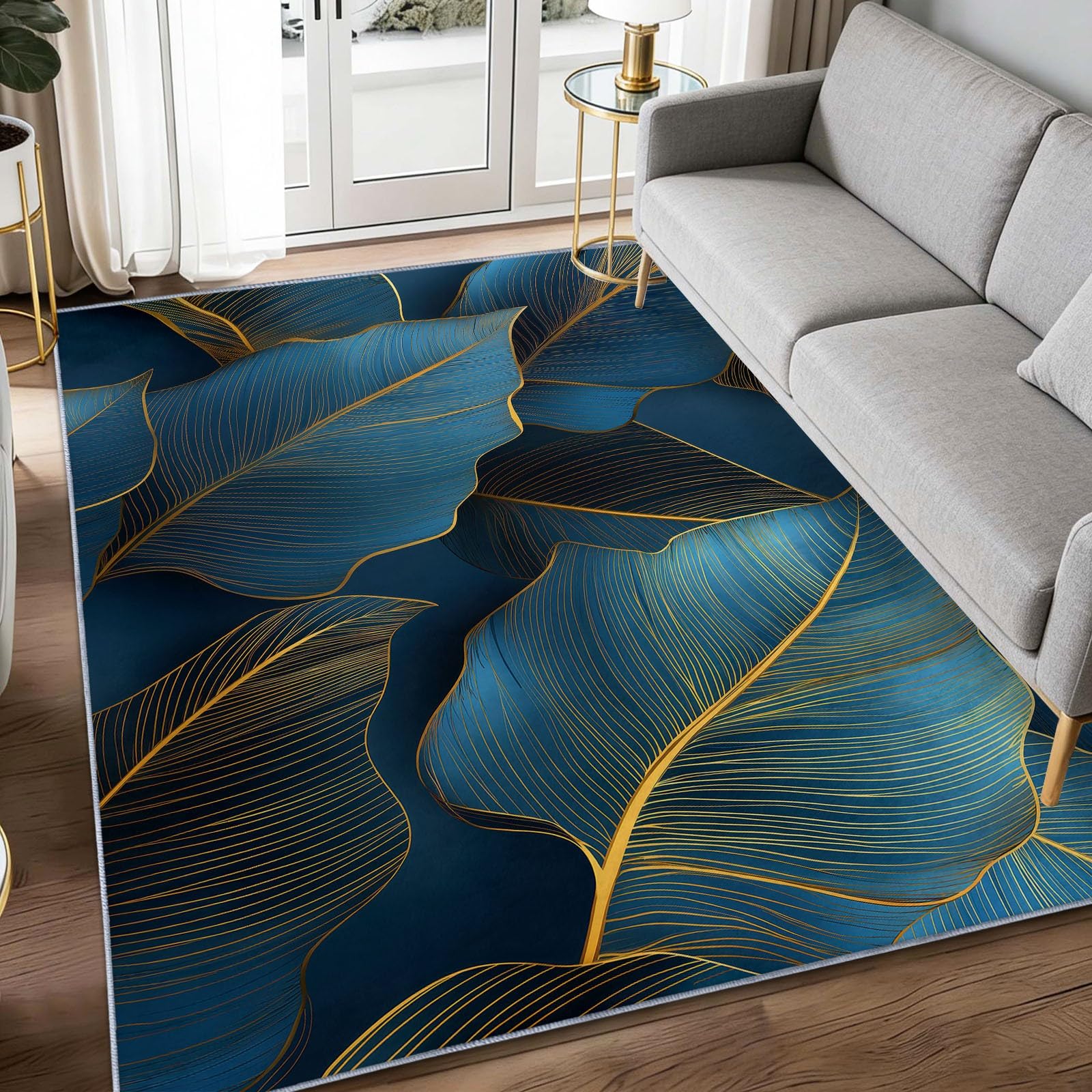 Tapis anti-dérapant lavable pour nettoyer facilement le sol du salon ou de la cuisine