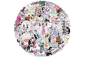 100 PCS Dance Stickers, Dancer Stickers Vinyl Waterproof Stickers for Water Bottle...