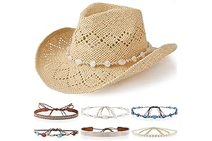 Cowboy Straw Hat for Women Men: Stand Out in Western Chic