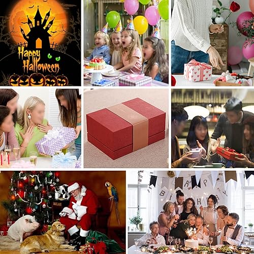 Miniatura 6 de SOFTALK Joyero de madera vintage, caja de música, caja de baratijas, cajas musicales, regalos para Navidad, cumpleaños, día de San Valentín (madera