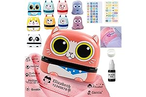 Waterproof Name Stamp for Kids Clothing, Personalized Fabric Markers for Clothes Permanent