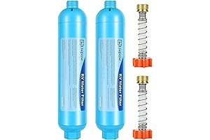RV Water Filter and Hose Kit – 2 Pack