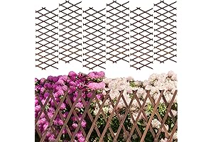 Hanging Lattice Fence Panels Frame for Indoor Outdoor Patio Plants—Stylish Addition to Home Décor