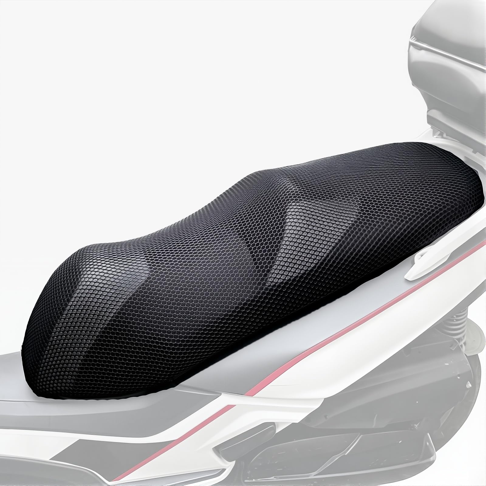 Coprisella in Rete per Moto Ducati Panigale 959 2016-2019, Struttura a Nido d'Ape 3D, Traspirante e ventilata.