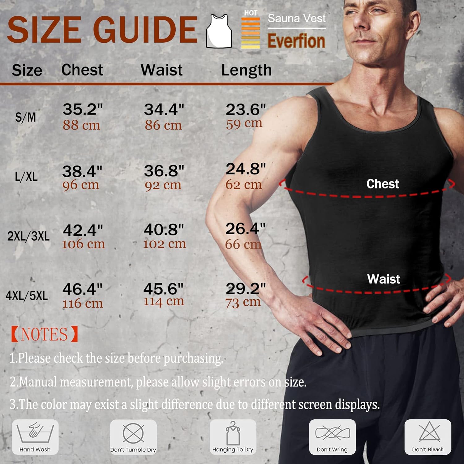Sauna Shirt for Men, Short Sleeve Sauna Suit, Sweat Body Shaper Mens Sauna Vest Gym Exercise Tank Top - Image 2