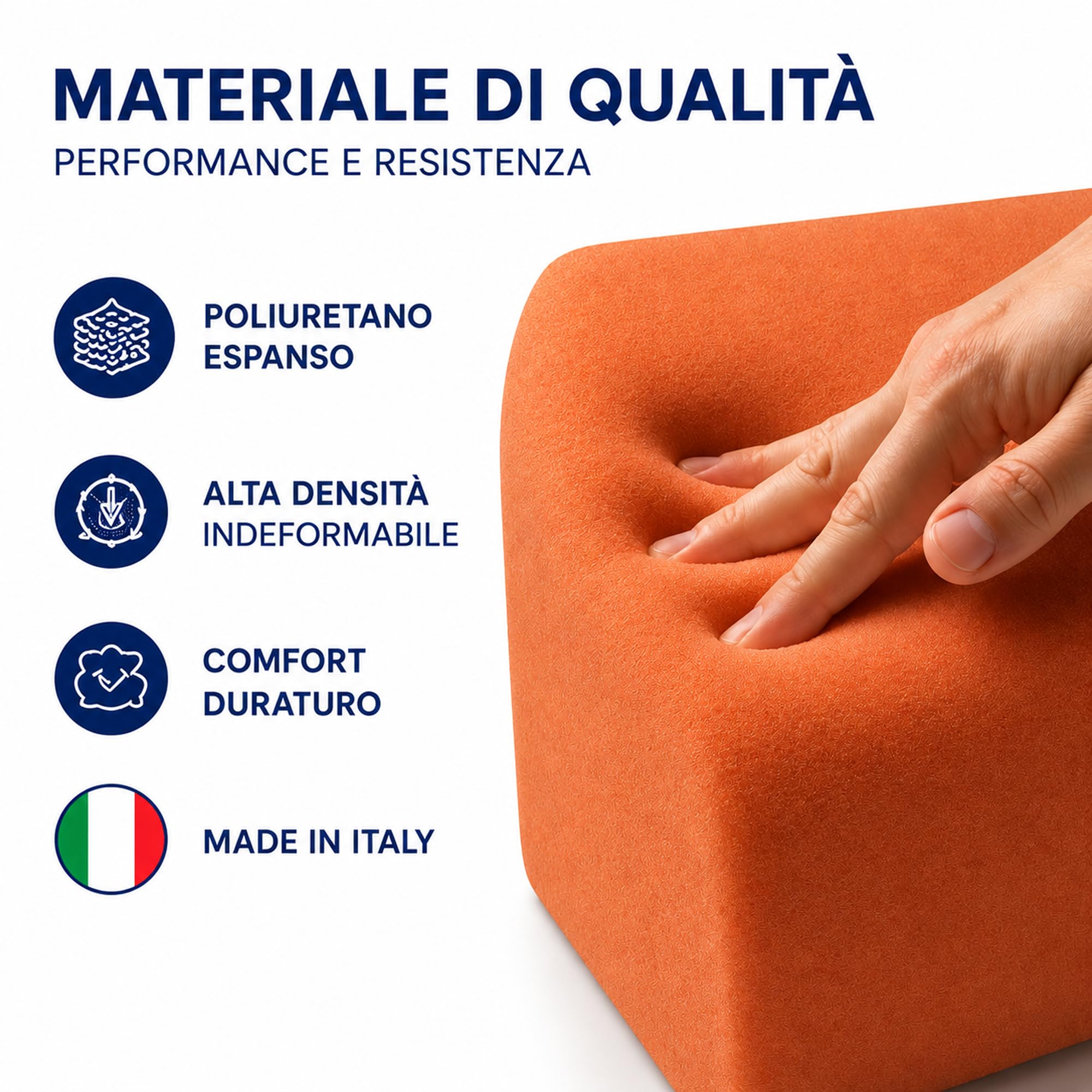 Dossier d'assise pour rembourrage intérieur canapés et fauteuils coussins en mousse moulé 175 cm